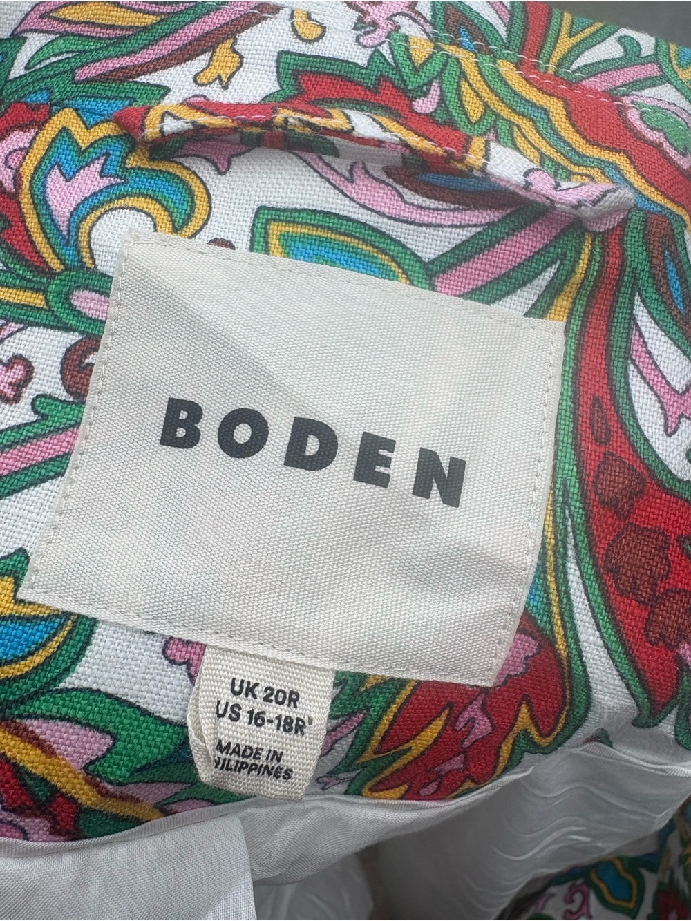 NEW Boden Marylebone Linen Blazer Women’s 16-18R - Picture 9 of 11